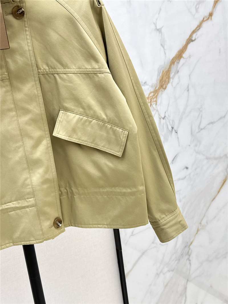 Bv*b*rry small stand collar waist design trench coat replicas clothes