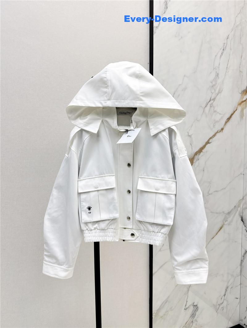 D10r hooded short trench coat cheap replica designer clothes