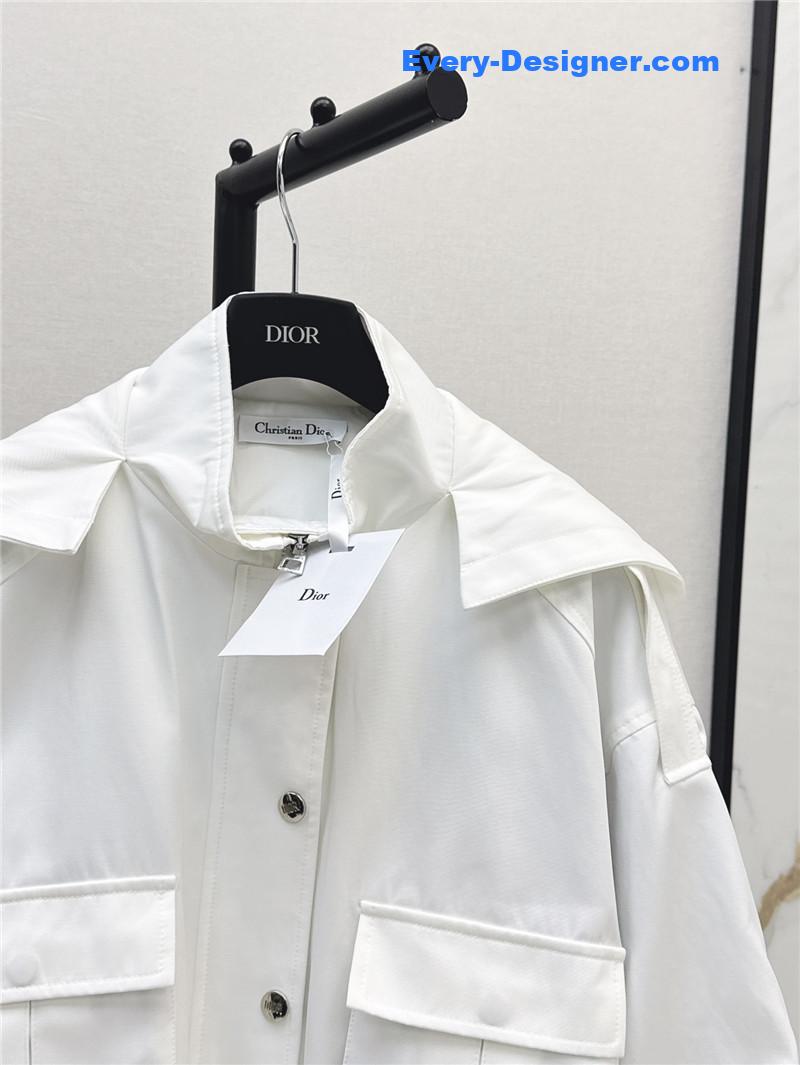 D10r hooded short trench coat cheap replica designer clothes