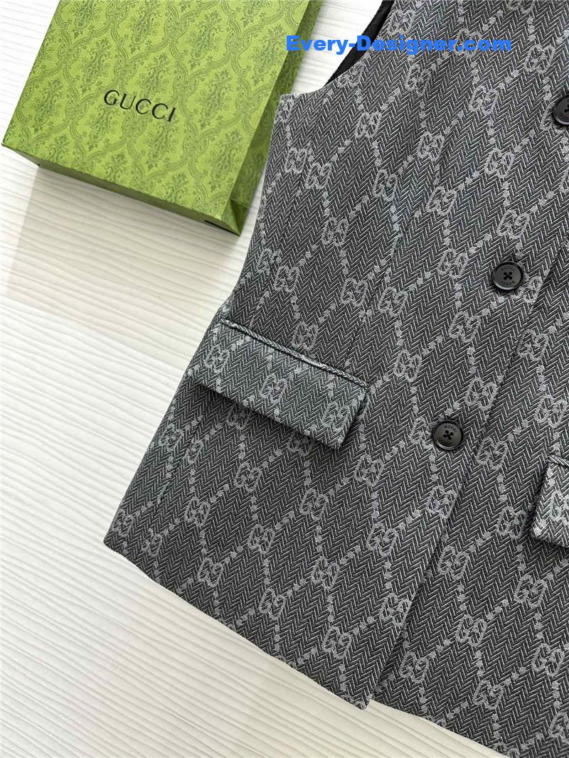 Gvc*1 mid length vest replica designer clothes