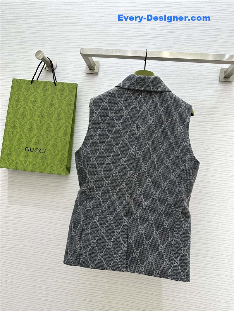 Gvc*1 mid length vest replica designer clothes