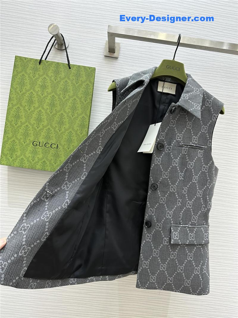 Gvc*1 mid length vest replica designer clothes