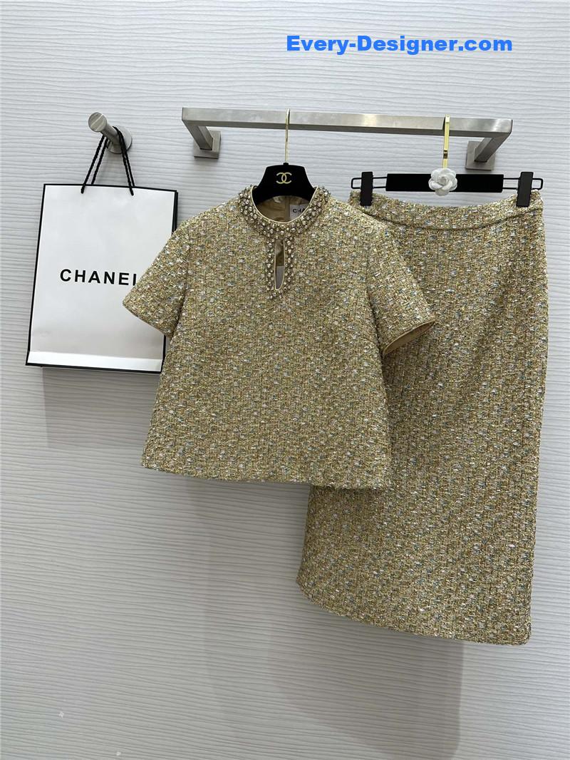 Ch**el tweed suit cheap replica designer clothes
