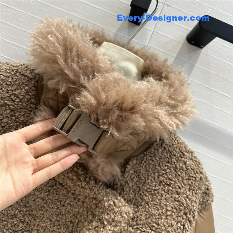 Moncler wool motorcycle down jacket replica clothes