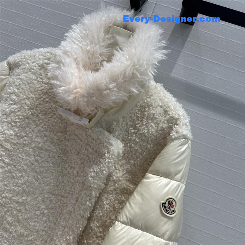 Moncler wool motorcycle down jacket replica clothes