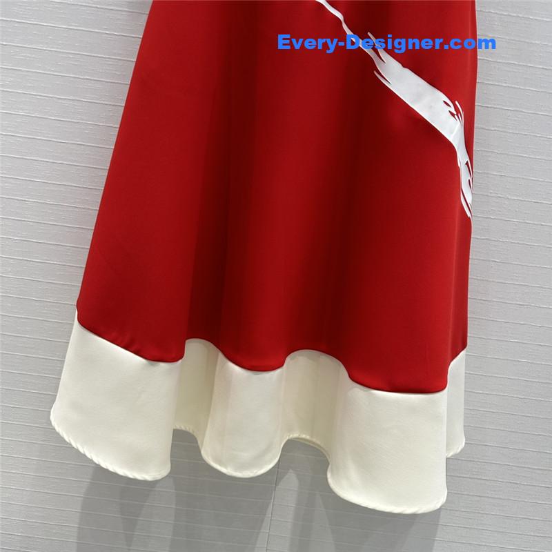 Va1e*ntin0 colorblock graffiti skirt replica d&g clothing