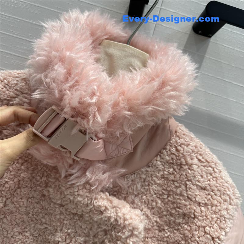 Moncler wool motorcycle down jacket replica clothes