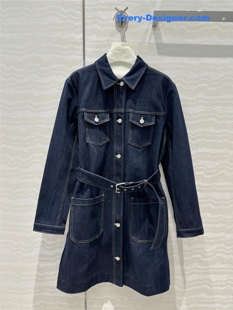 D10r denim jacket trench coat replica d&g clothing