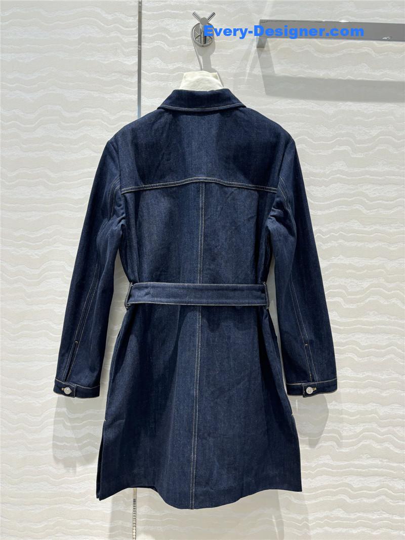 D10r denim jacket trench coat replica d&g clothing
