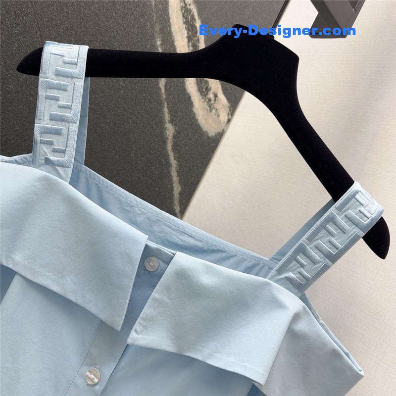 F**di one shoulder dress cheap replica designer clothes