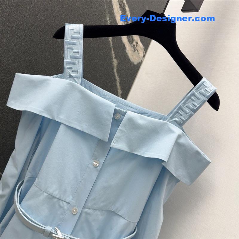 F**di one shoulder dress cheap replica designer clothes