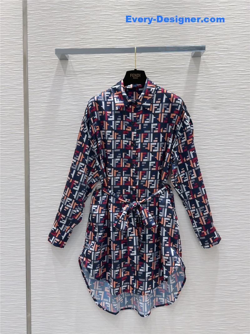 F**di nautical series shirt dress replica clothing sites