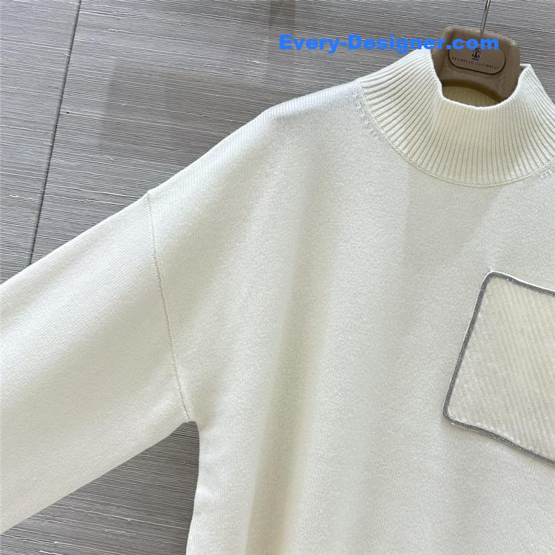 BC sequined cashmere top + pants set replicas clothes