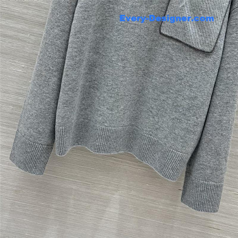 BC sequined cashmere top + pants set replicas clothes