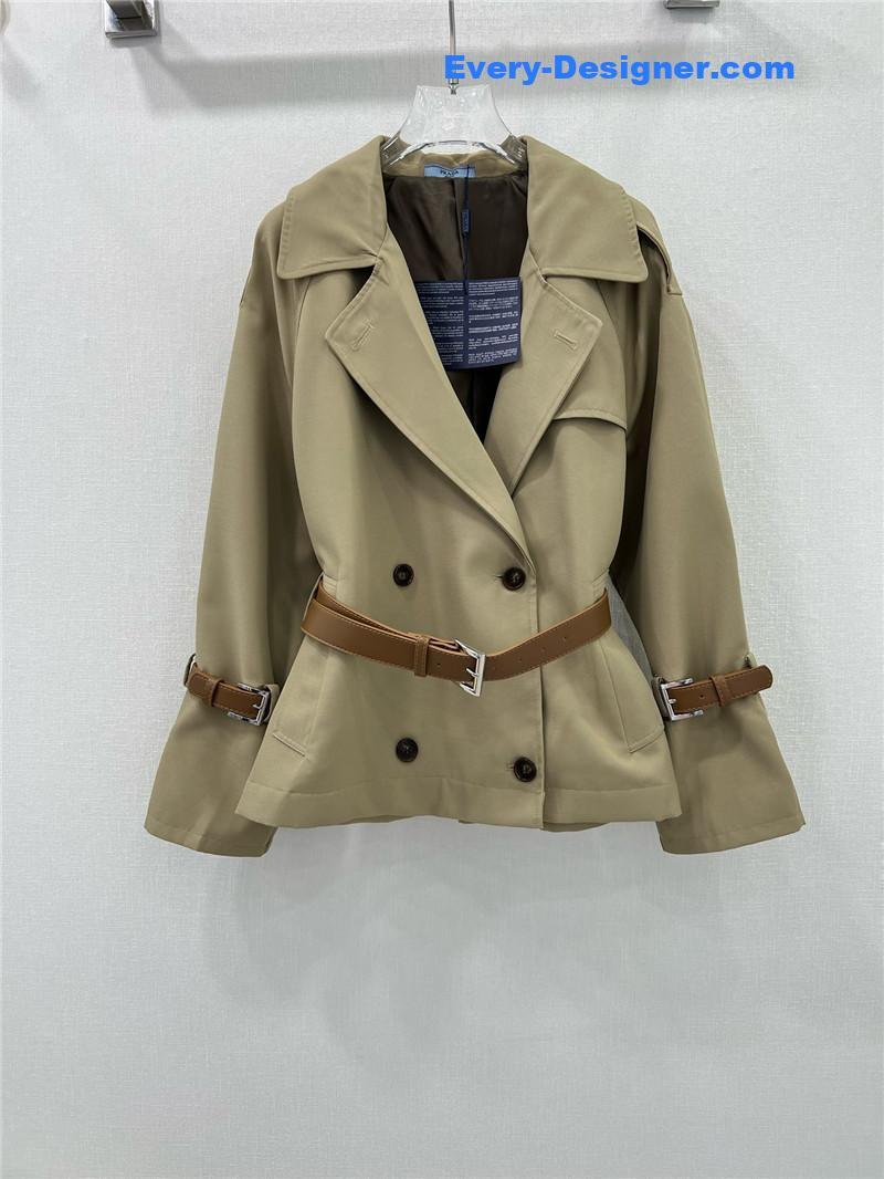 Pra*a short trench coat replica clothing sites