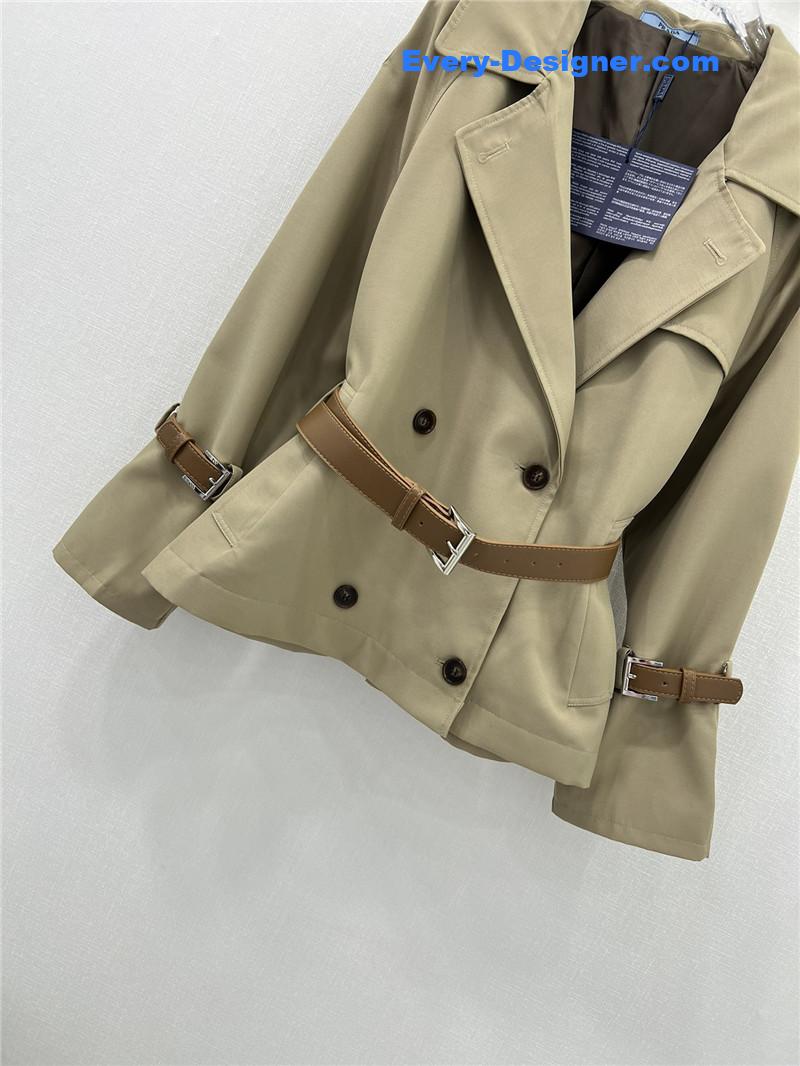 Pra*a short trench coat replica clothing sites