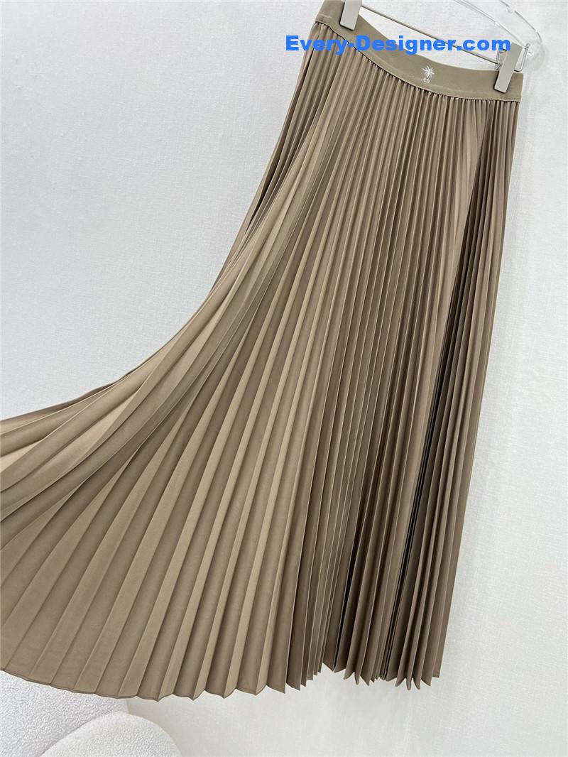 D10r pleated long skirt replica d&g clothing