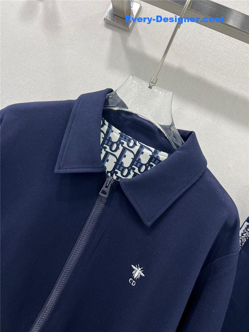 D10r hooded zipper jacket + wide-leg trousers set replica clothes