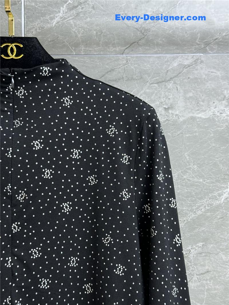 Ch**el logo bottoming shirt replica d&g clothing