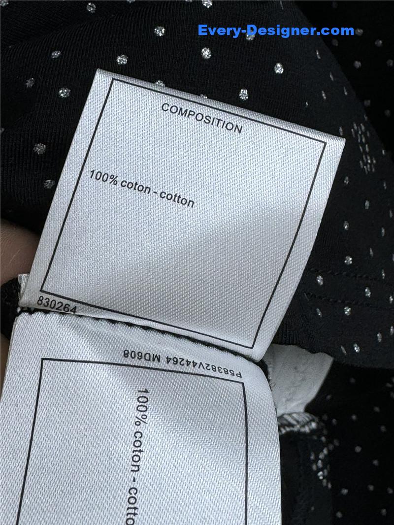 Ch**el logo bottoming shirt replica d&g clothing