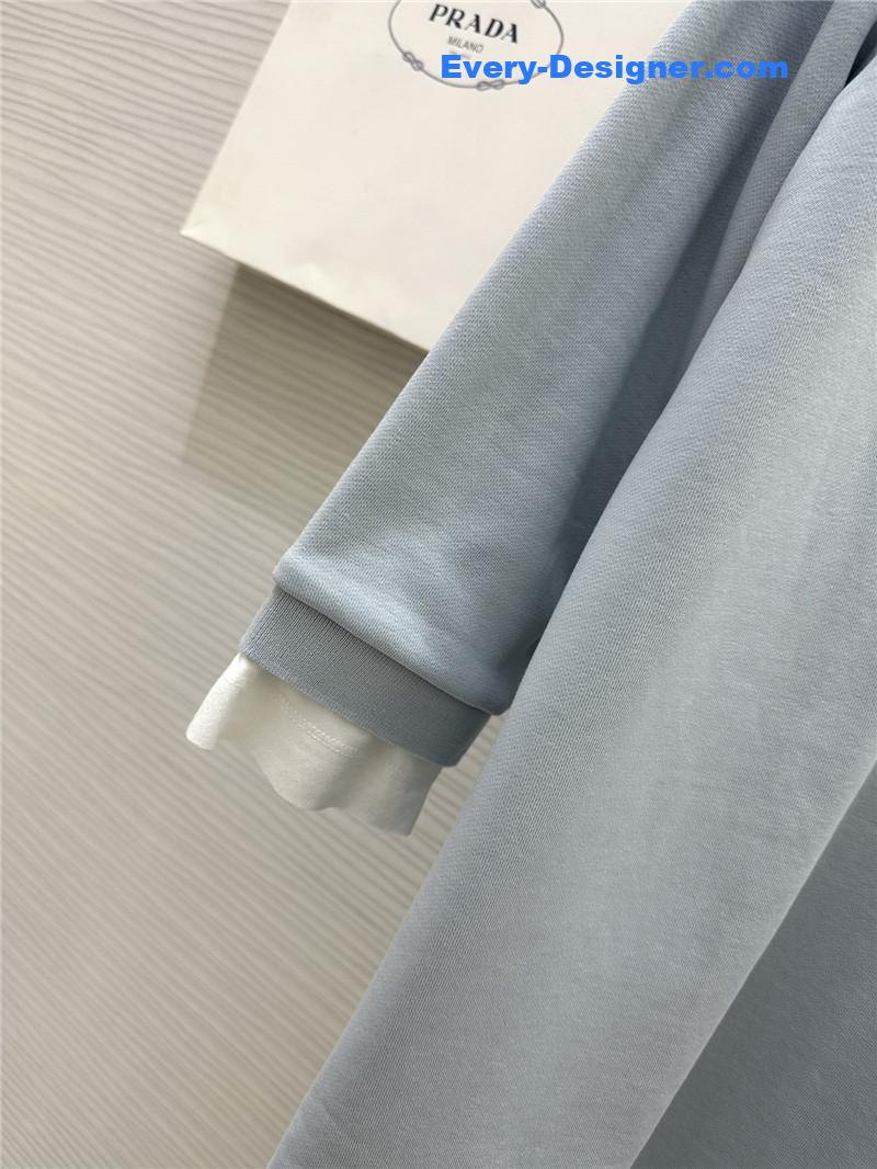 Pra*a polo long sleeve dress replica clothing sites