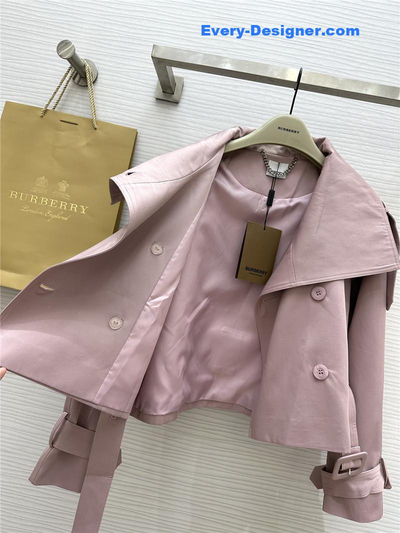 Bv*b*rry stand collar short trench coat replicas clothes