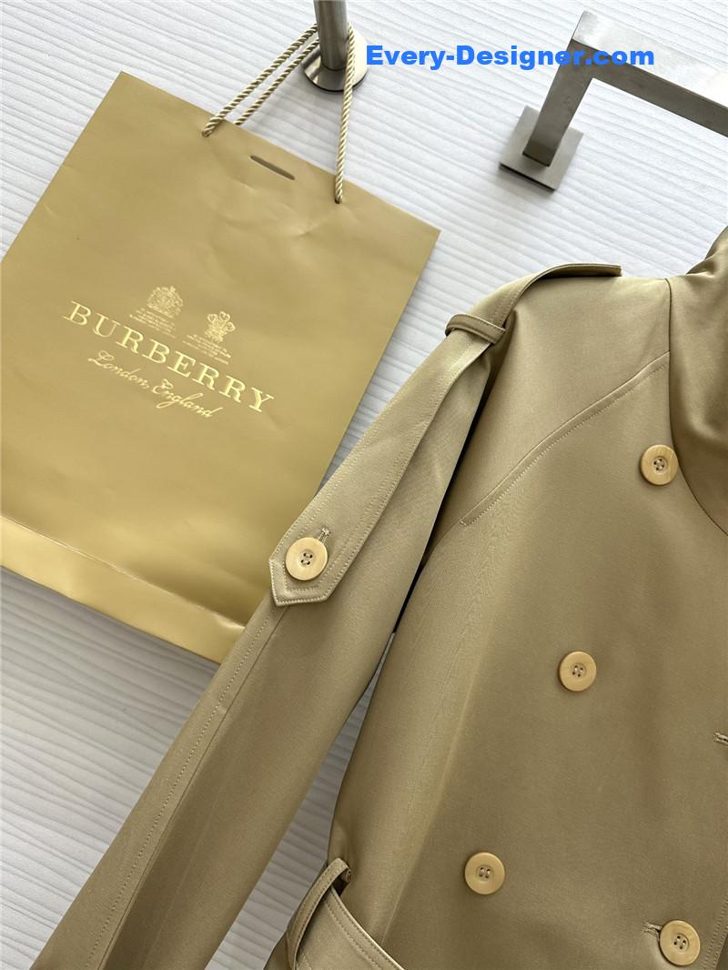 Bv*b*rry stand collar short trench coat replicas clothes