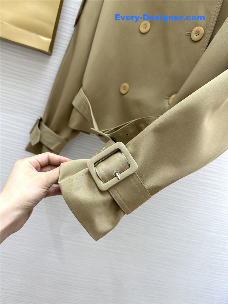 Bv*b*rry stand collar short trench coat replicas clothes