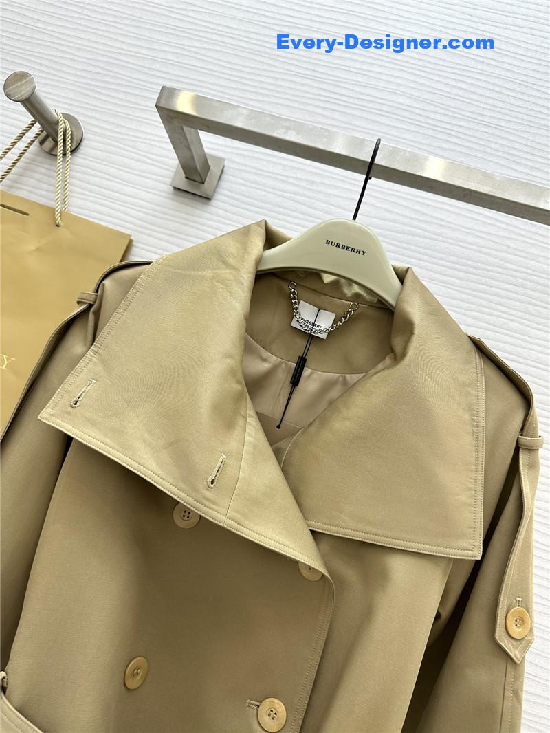Bv*b*rry stand collar short trench coat replicas clothes
