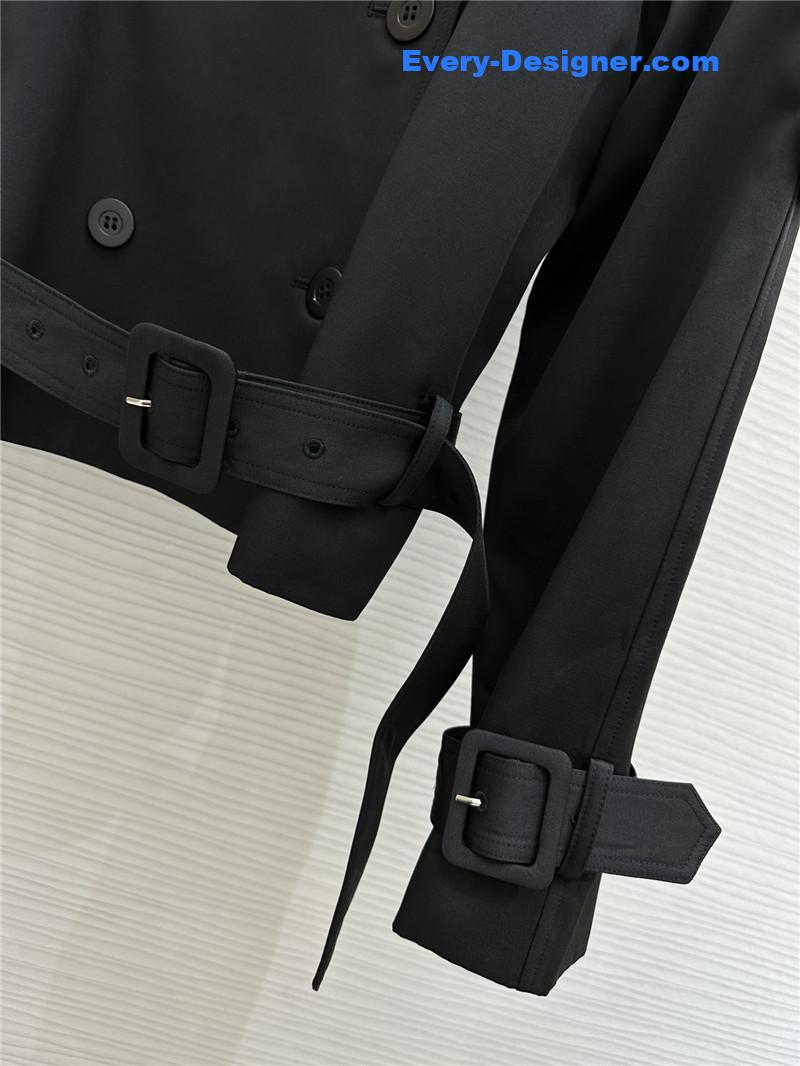 Bv*b*rry stand collar short trench coat replicas clothes