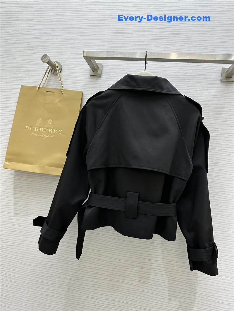 Bv*b*rry stand collar short trench coat replicas clothes