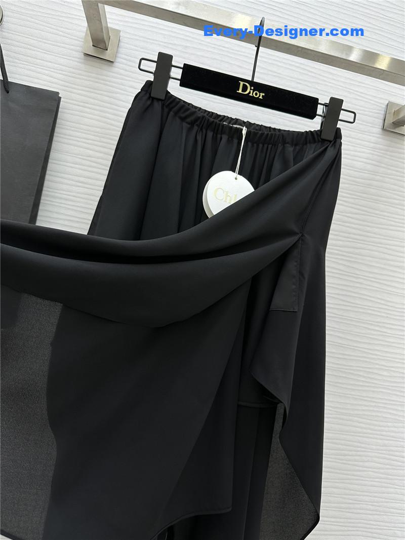 Chloé irregular skirt cheap replica designer clothes