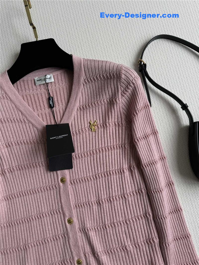 Y51 hollow knitted long-sleeved cardigan replicas clothes