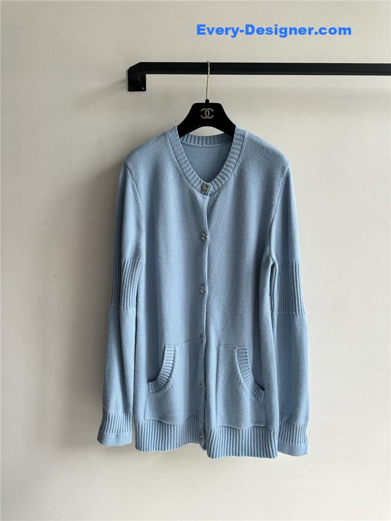 Ch**el crew neck cardigan cheap replica designer clothes