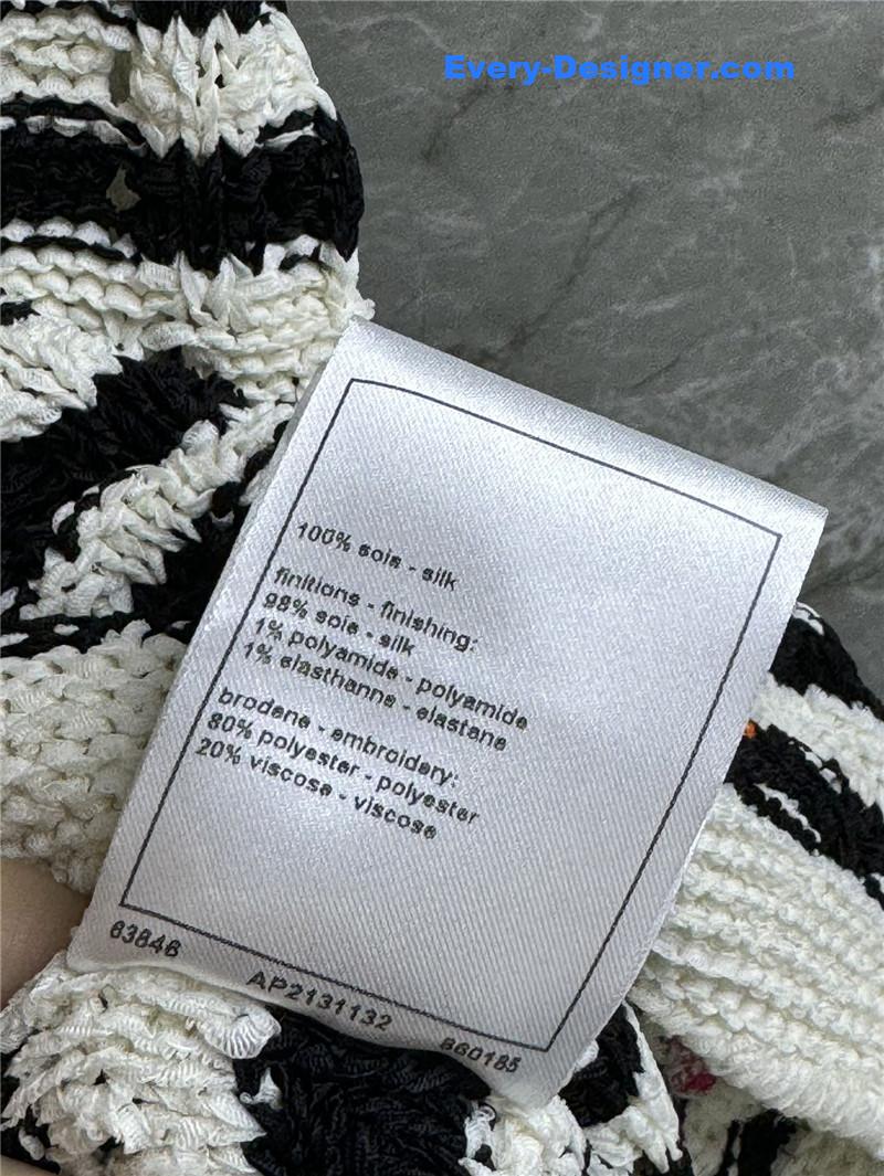 Ch**el polka dot striped vest cheap replica designer clothes