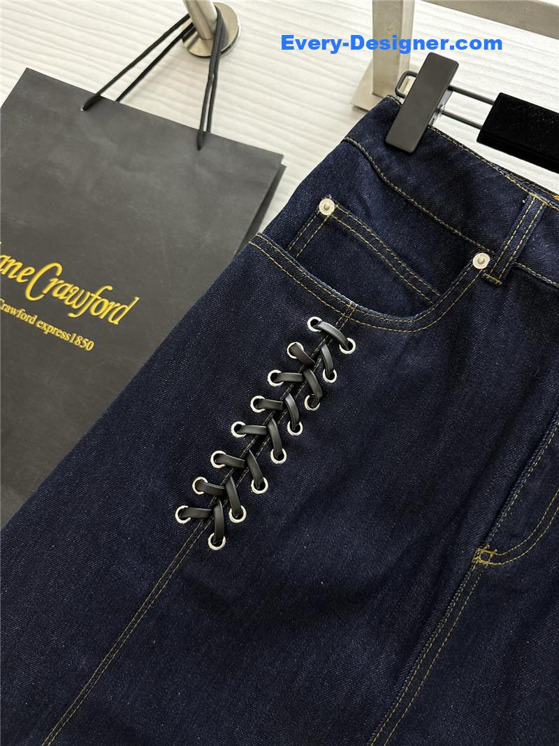 a1exa*der Mcqv*en denim skirt replica d&g clothing