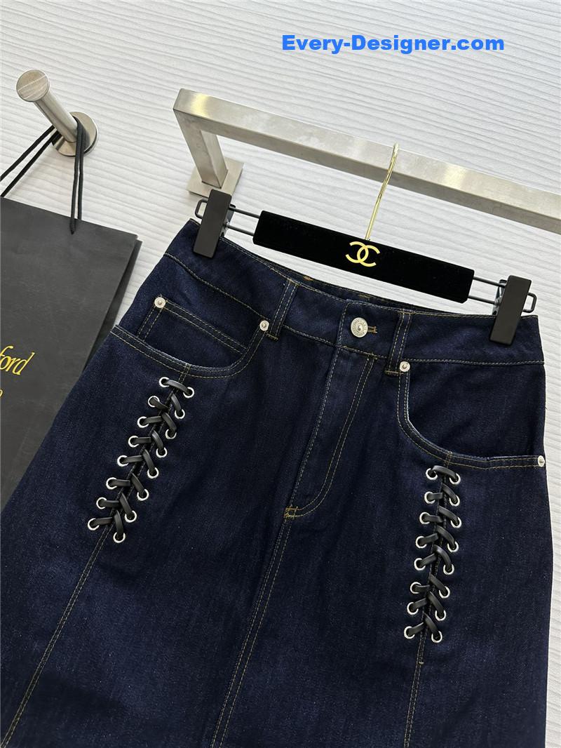 a1exa*der Mcqv*en denim skirt replica d&g clothing