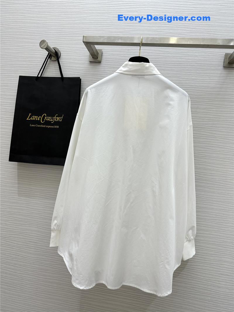 a1exa*der Mcqv*en logo embellished shirt replica clothing