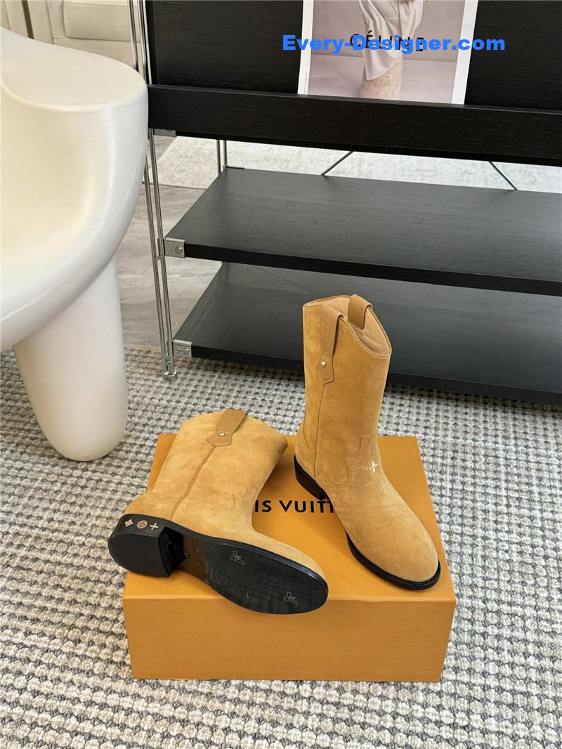 l0vis Vvtt0n lv suede rider boot in brown