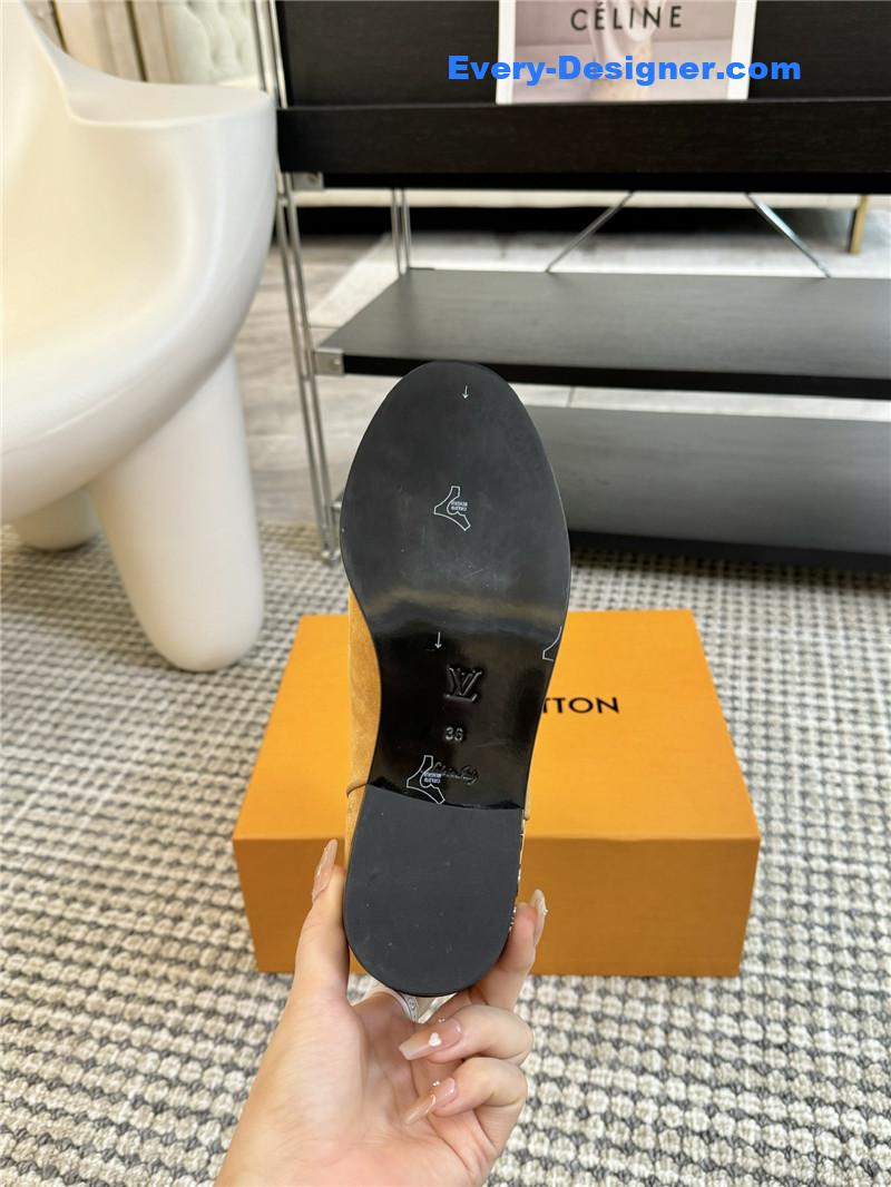 l0vis Vvtt0n lv suede rider boot in brown