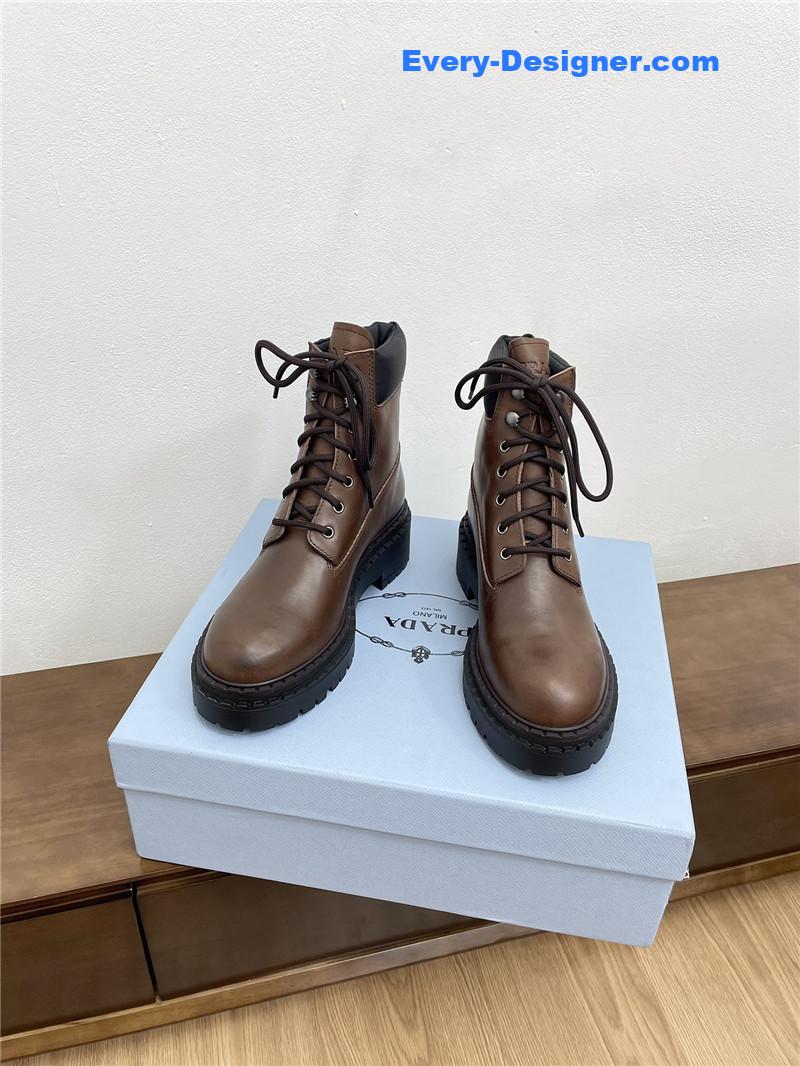 Pra*a leather work boots for women