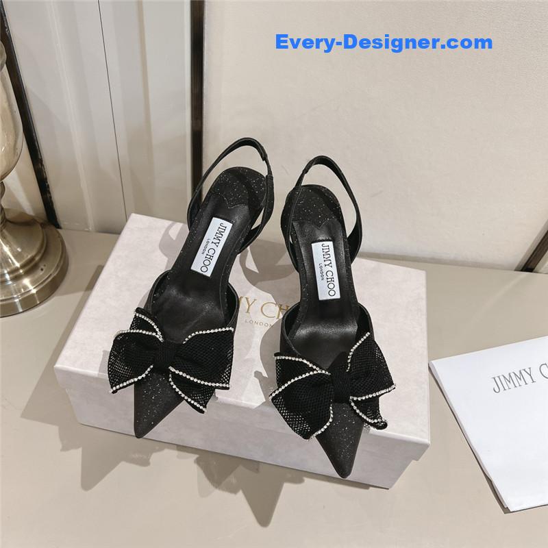 J1m*y Ch00 brook sb 50 black mix glitter fabric shoes