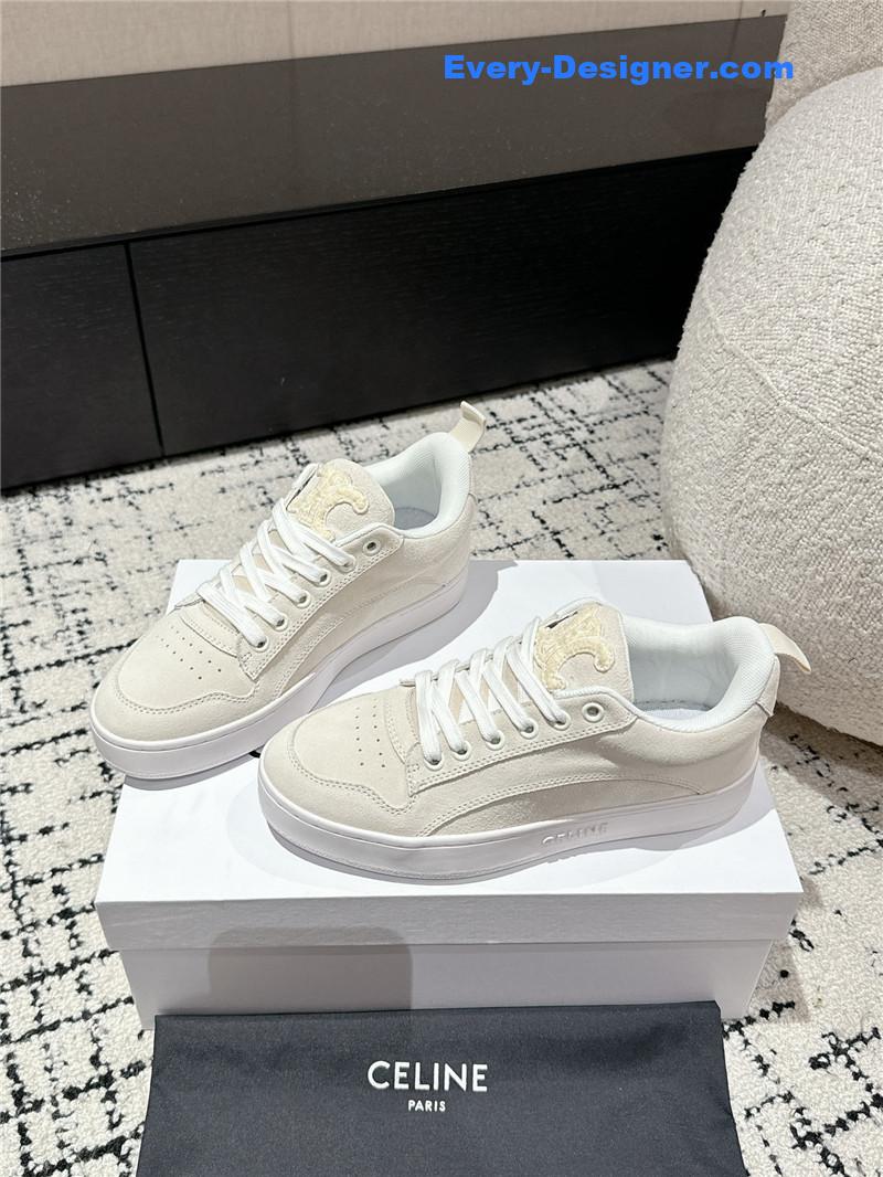 Ce1i*e suede huntington low lace-up sneakers