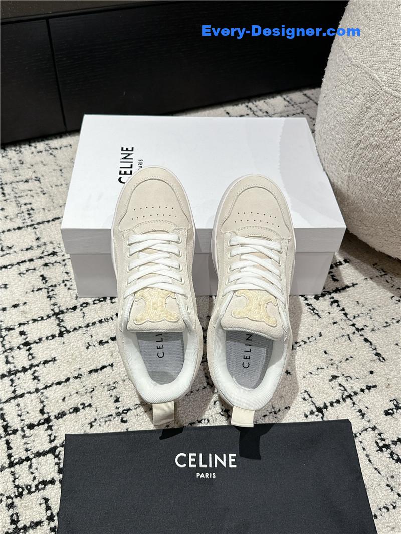 Ce1i*e suede huntington low lace-up sneakers