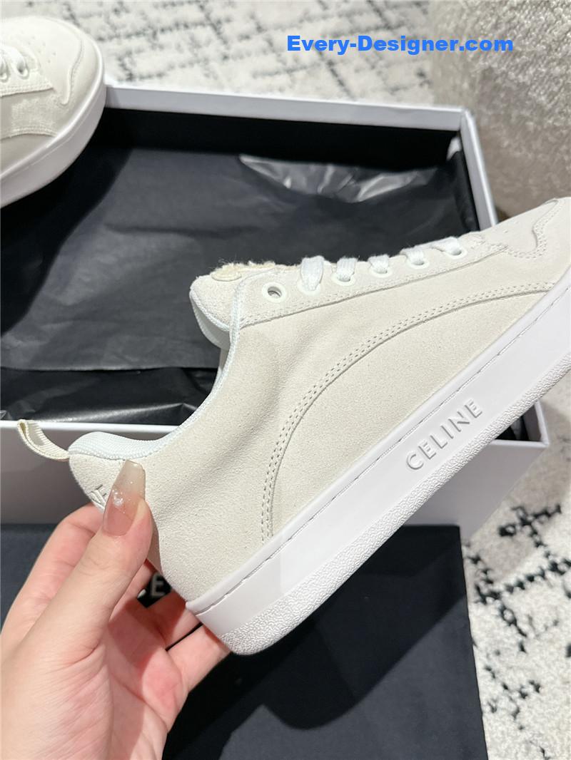 Ce1i*e suede huntington low lace-up sneakers