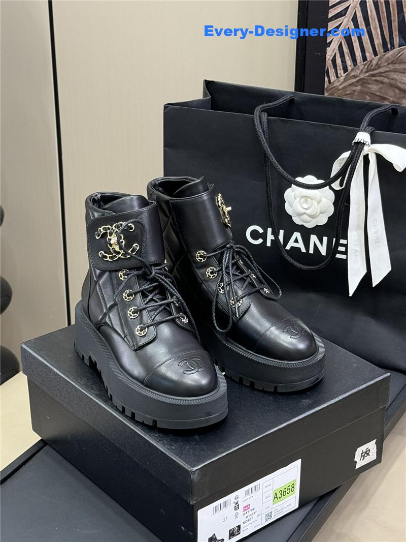 Ch**el combat ankle boots
