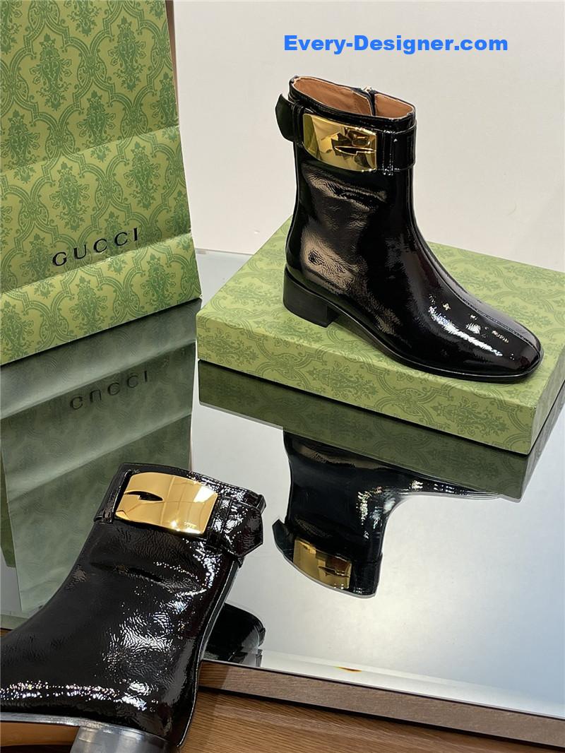Gvc*1 retro g 35mm oil wax leather ankle boots