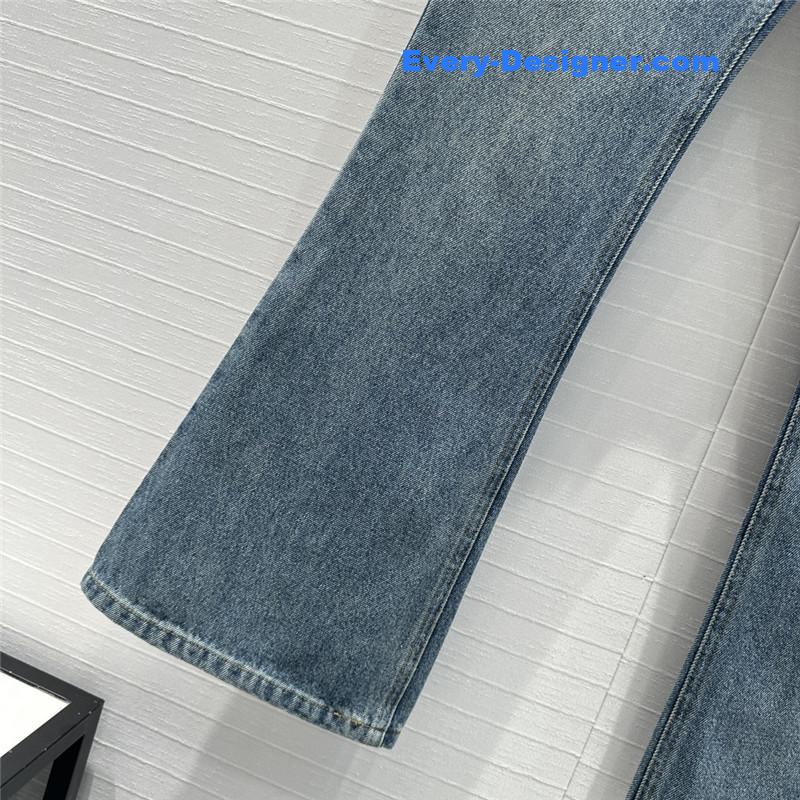 Givenchy metal chain buckle denim micro -trousers replica clothers