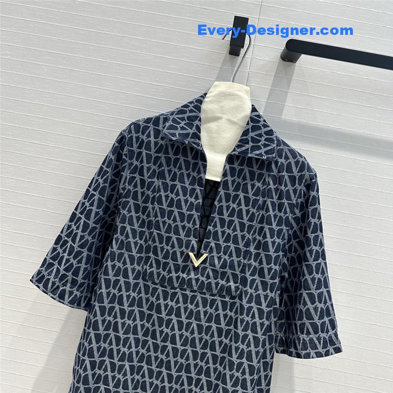 Va1e*ntin0 seven -point sleeve dress replica d & g clothing