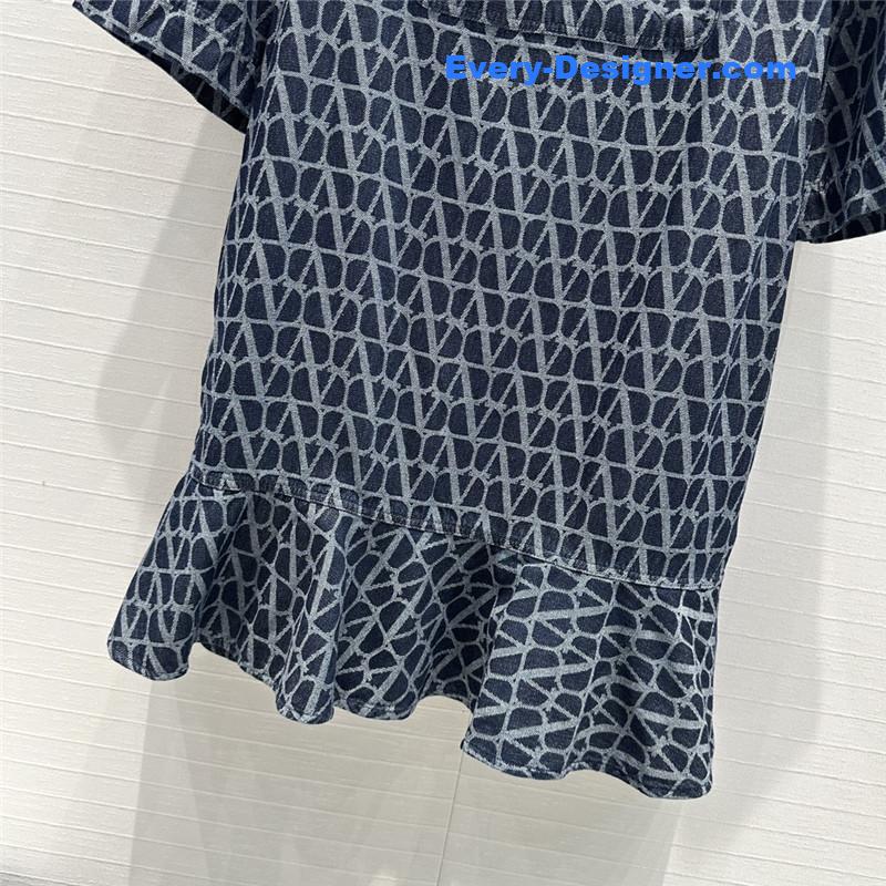 Va1e*ntin0 seven -point sleeve dress replica d & g clothing